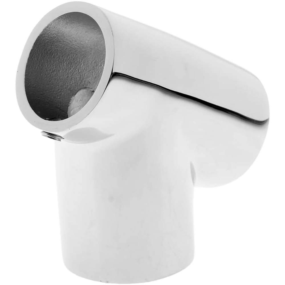 Pofet 1# 316 Marine-Grade Stainless Steel 60 Degree Boat Hand Rail Tee Fitting Hardware (7/8 Inch/22Mm)