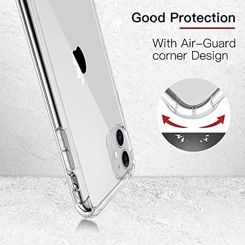 ULuck Case Compatible with Iphone 11, Crystal Clear Anti-Yellow Case, Slim Soft TPU Silicone Shockproof Bumper Cover, Anti-Scratch iphone 11 Phone Case - 6.1 inch