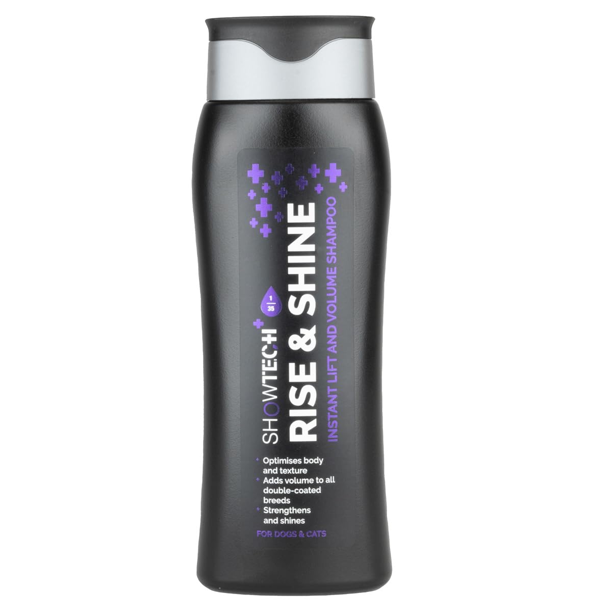 Show Tech+ Rise & Shine Shampoo - Revitalising Pet Shampoo for Dogs & Cats | Brightens & Cleanses Coat for a Lustrous Shine | Start Your Pet's Day with Show-Stopping Radiance, 300ml
