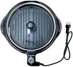 Grill Elétrico Redondo Premium