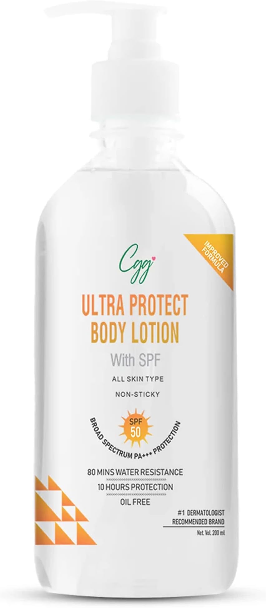 CGG Cosmetics Ultra Protect Body lotion SPF 50 Broad Spectrum PA+++ Protection-200ml