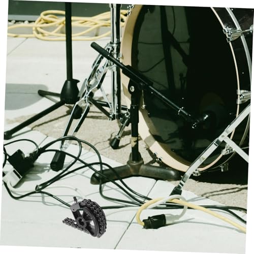 Pedal de Batería de Doble Cadena para Bombo Negro miniatura 5