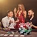Silipull 24 Pcs Giant Casino Decorations 15.7 Inch Large Paper Poker Chips Favor Boxes Jumbo Oversized Poker Game Theme Centerpieces for Tables Casino Birthday Party Decorations