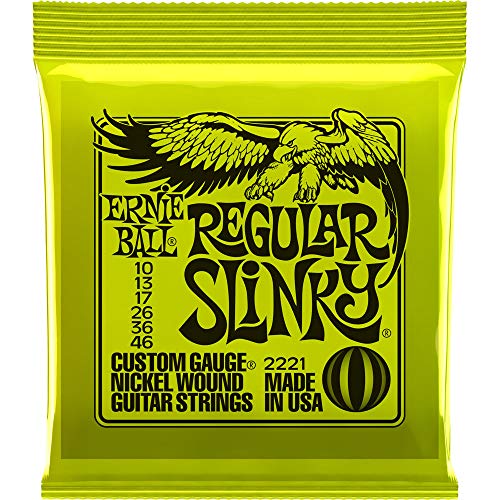 Ernie Ball Electric Guitar Strings, 2221 Regular Slinky, 3 Pack, Nickel, Medium, Limited Edition - Image 2