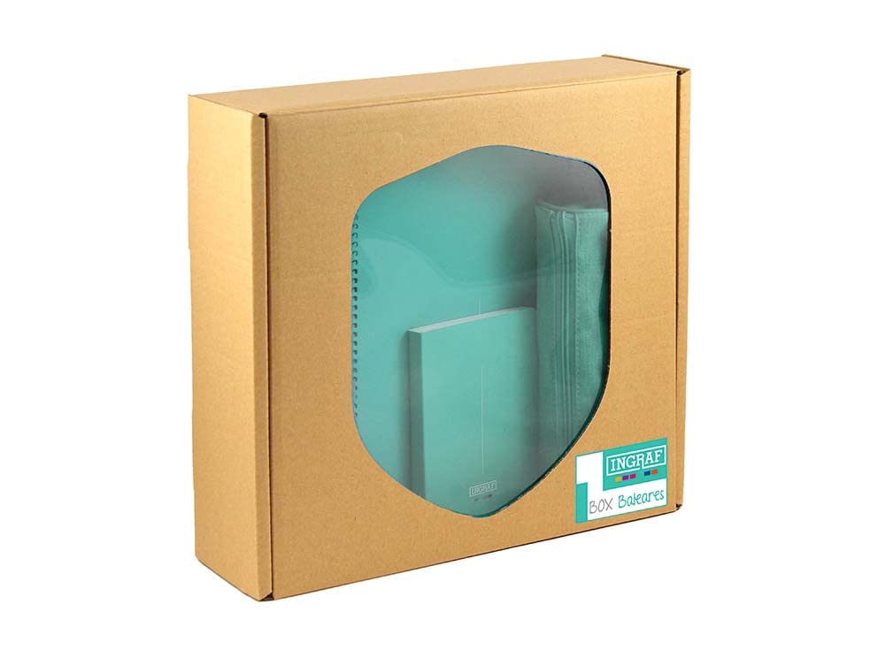 SET INGRAF MEDITERRANEO BALEARES PAPELERIA TURQUESA