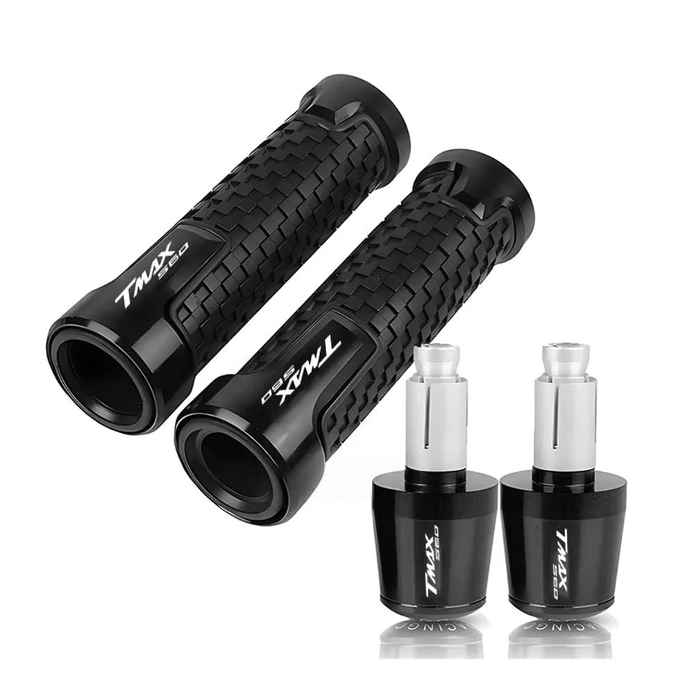 XVAsdgAER for Ya&maha T-MAX 560 2019-2020 Motorcycle CNC Accessories Brake Clutch Levers Handlebar Hand Grips Ends(Black)