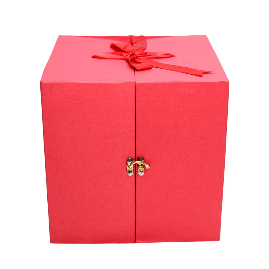 Red Cake Box Gift - Showcase Your Treats! -3