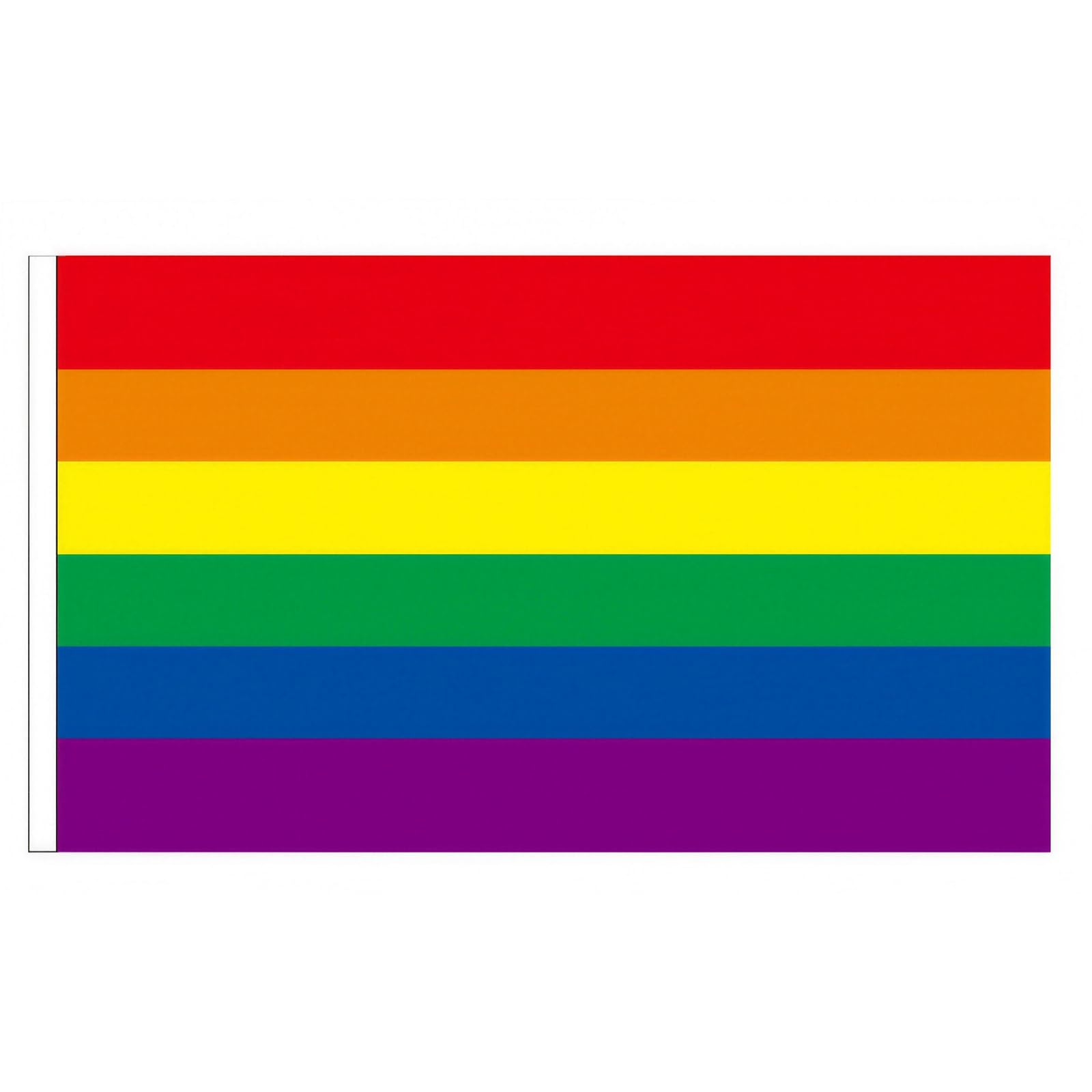 Rainbow Gay Pride LGBTQ+ Flag, 3x5ft Progress Gay Pride Banner for LGBT Party Parades, Carnivals, Festival Decorations and Celebrations (sty-1)