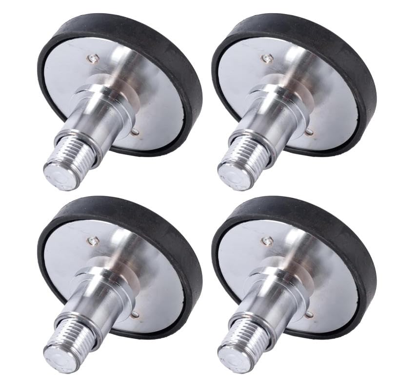 4 piedini in gomma per sollevamento auto più cuscinetti per gambe alte compatibili con fori di montaggio adattatori impilabili di diametro 50 mm
