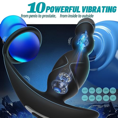 Anal-Sex-Toys-for-Men-Anal-Vibrator-Prostate-Massager-with-Cock-Ring-Vibrating-Anus-Butt-Plug-with-3-Rotating-10-Vibrating-Modes-Anal-Beads-for-Gay-Couples-Adult-Sex-Toys-for-Man