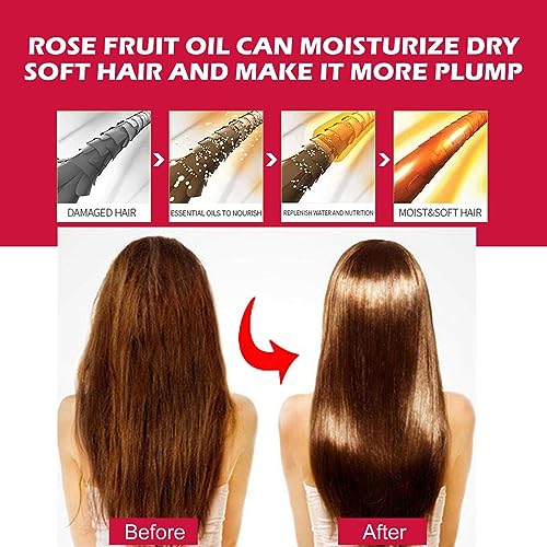 Rosa mosqueta - Aceite Facial orgánico Rosa mosqueta prensado en frío,Aceite Esencial Facial 30 ml, Masaje Corporal hidratante para Cicatrices, estrías, Cabello, uñas - imagen 9