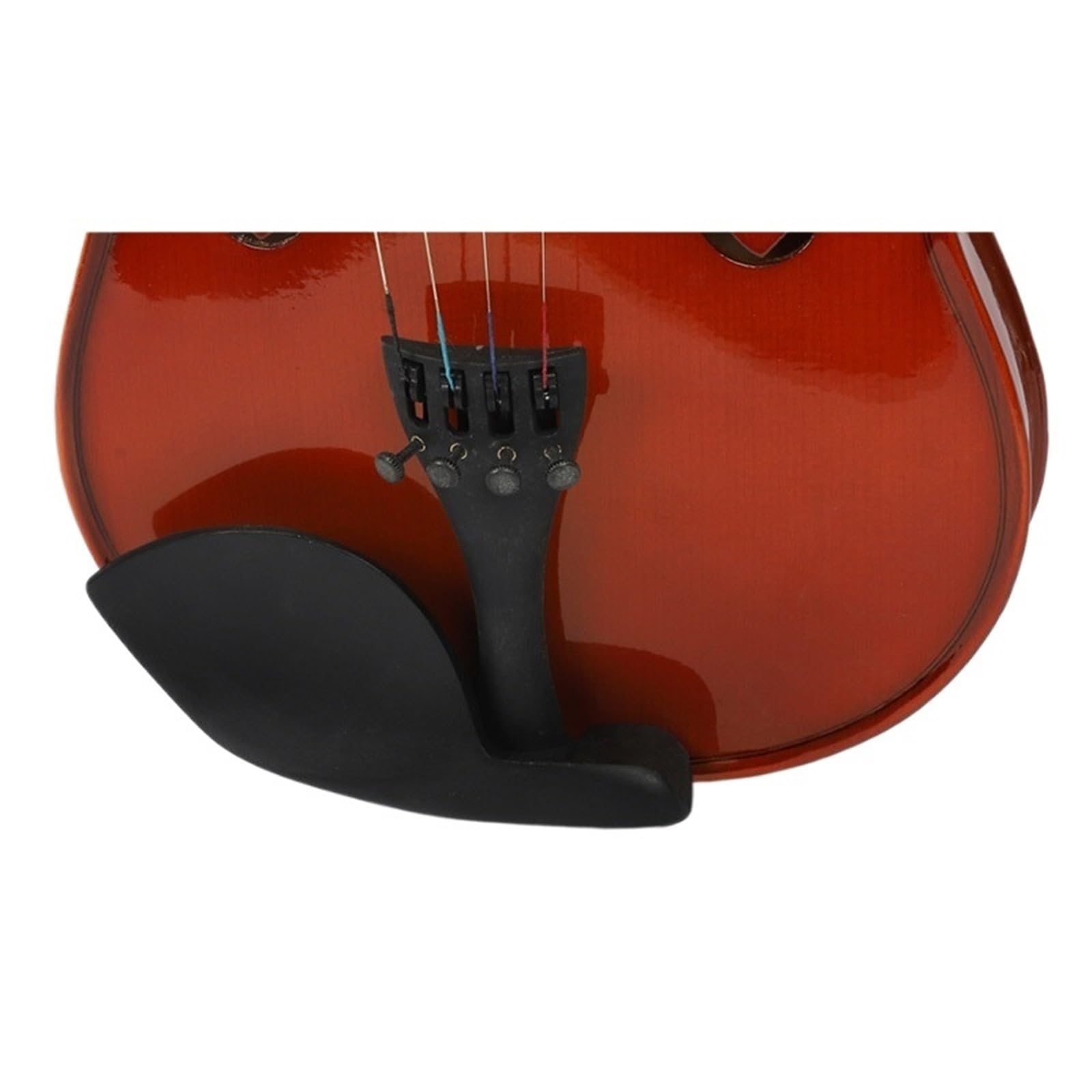 Violín De Tamaño Completo Brillante De Madera Maciza Para Principiantes Instrumento De Violín(1/2)