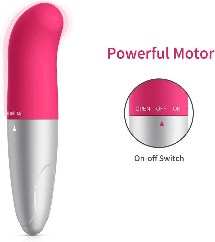 Powerful Waterproof Mini Būllēt Shape Personal VibraNtion Women Toy Tool (Rose)