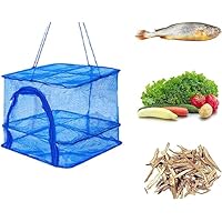 魚干網ネット　干物ネット　野菜干網ネット　3段式ネット　12個入り×2 Amazon.co.jp: 干物 ネット干し網 3段 魚 野菜 食器 干網 万能