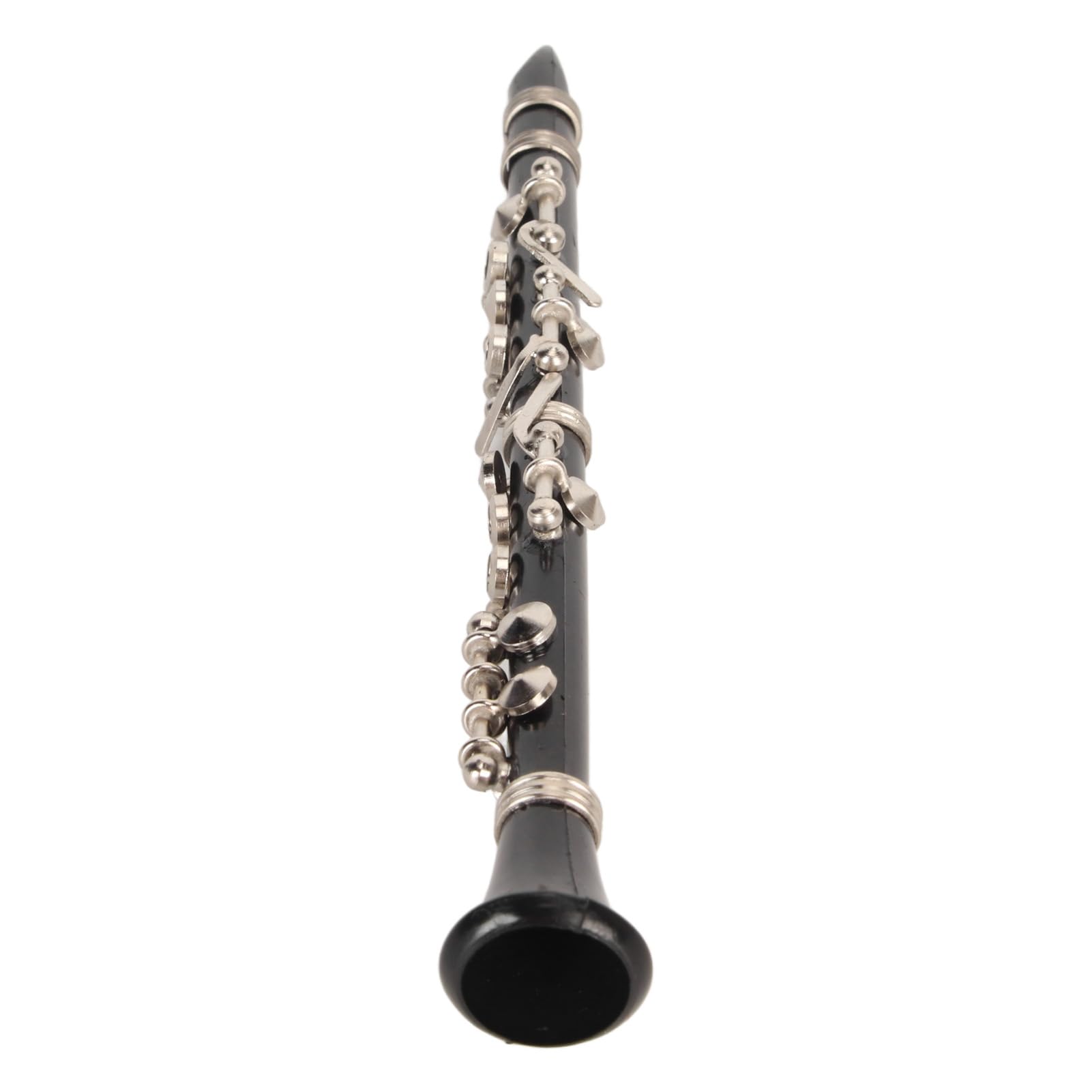 Clarinetto Nero in Miniatura, Giocattolo Modello di Clarinetto in Miniatura con Supporto e Custodia Display Modello di Clarinetto Strumenti Musicali Ornamento per la Casa con