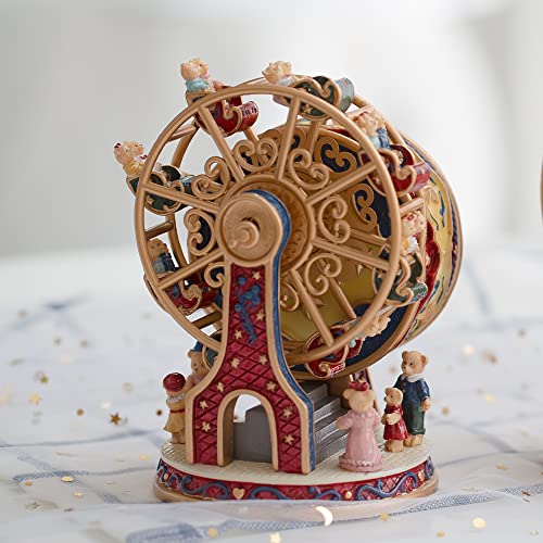 Love For You Gift Wrapped Music Box Ferris Wheel Decorations Bear For Baby Boy Girls Children Sister Kids Granddaughter Son Daughter Mom Women Friends Female Anniversary Birthday Gifts #TOP5