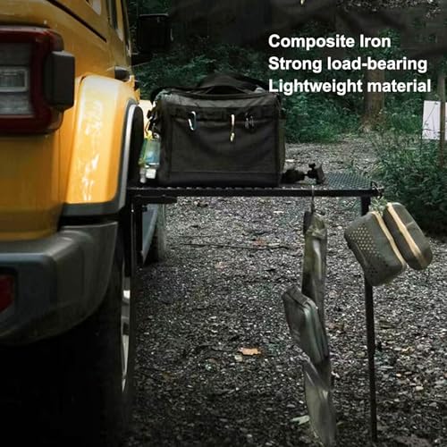 Mesa plegable de metal resistente y duradera para exteriores y camping exigente 5