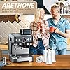 ARETHONE Wasserfilter Ersatz für Sage Kaffeevollautomat, 4 Stück Ersatz für Sage Barista Express Pro Wasserfilter, Water Filter für SES810/SES880/SES920/SES980/SES990/SES875/SES008/BES008