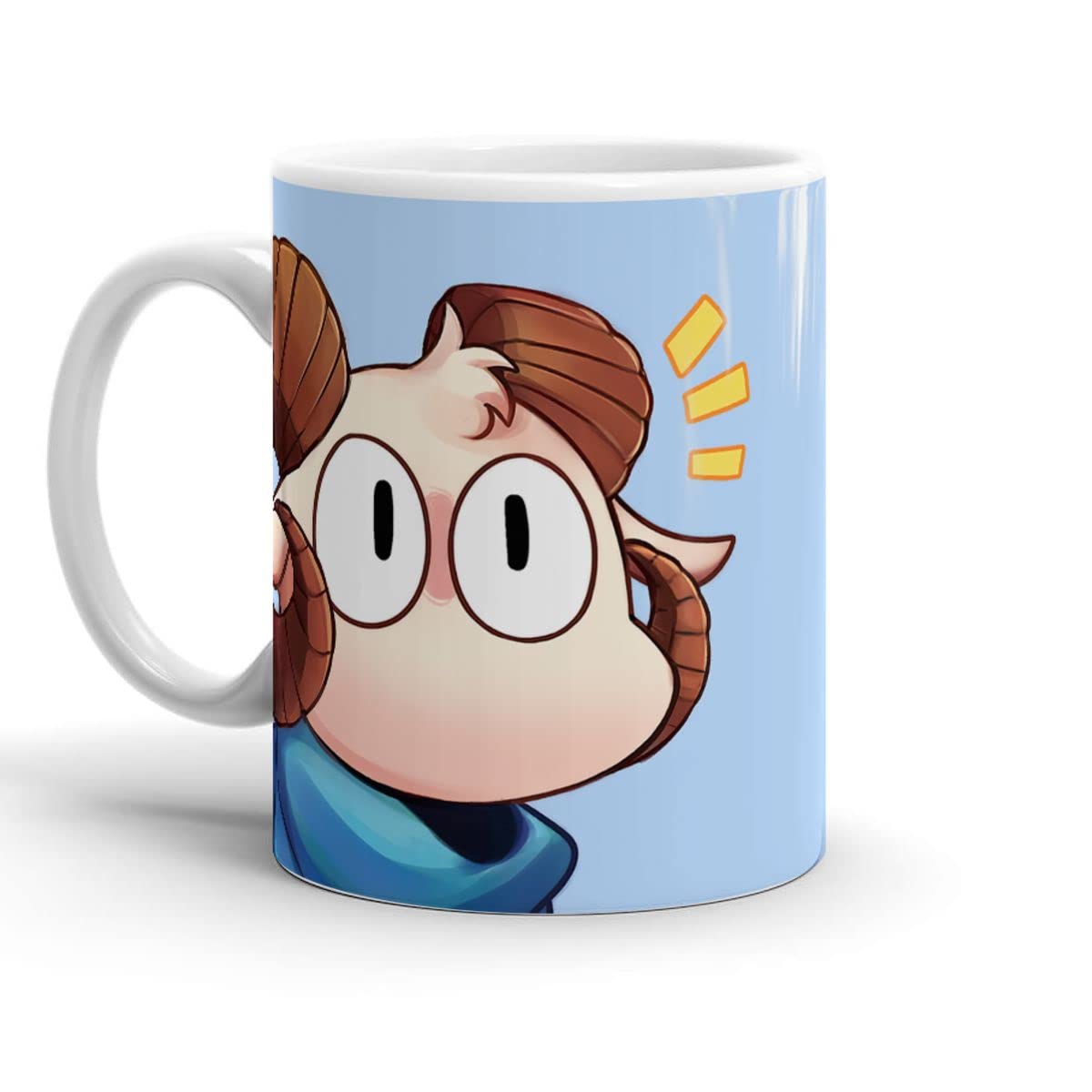 Coffee Mug Jschlatt White Ceramic Sheep 11oz 15oz Collage Gifts Classic Mug For Coffee, Tea, Chocolate Or Latte