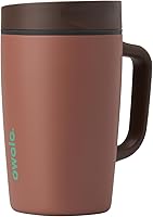 Vista 28 de Owala SmoothSip Slider - Vaso de café de acero inoxidable con aislamiento, taza de café helado reutilizable, taza de viaje para café caliente, sin
