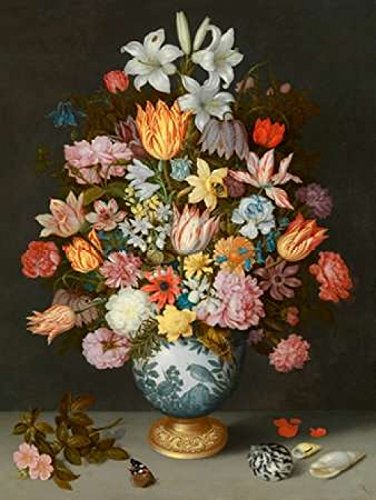 Amazon.com: A still life of flowers in a Wan-Li Vase Poster Print