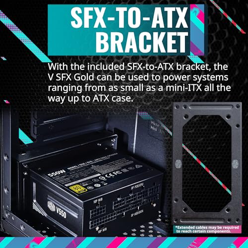 Cooler Master V550 SFX Gold view 4