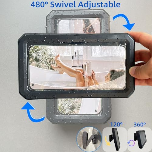 Support de téléphone étanche anti-buée pour utiliser son mobile sous la douche - 4