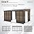 Domi 12x16FT Wall Mounted Sunroom, Against Wall Solarium with Galvanized Steel Sloping Roof, Detachable PC Screen, Front and Two Side Sliding Doors, Lean-to Gazebo Sun Room for Patio Deck