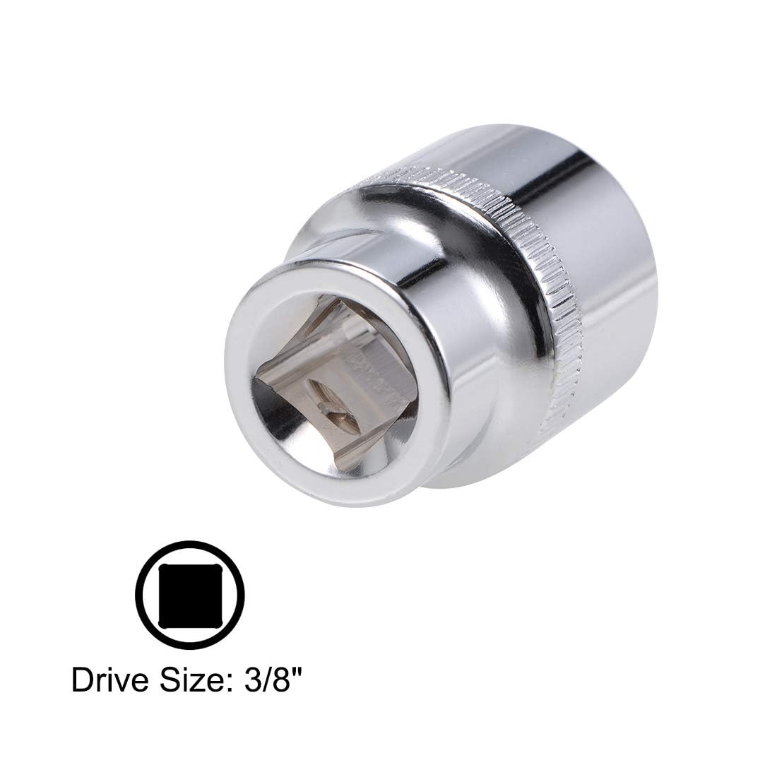 TA-VIGOR 2Pcs 3/8-Inch Drive by 17mm Deep and Shallow Socket, Cr-V Drive Socket, 6-Point, Metric for Auto Repairing and Household - Image 4