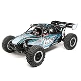 Losi DBXL-E 1/5 Scale 4WD RC Desert Buggy BL Electric RTR with DX2E 2.4GHz Radio Tx and 4-Ch DSMR AVC Receiver (Battery and Charger Not Included), LOS05012T2 (Grey/Blue)