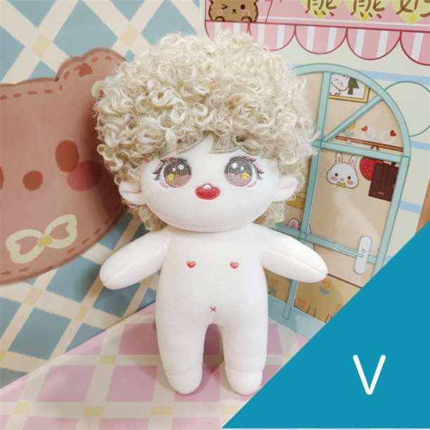 BTS テテ キムテヒョン 20cm ぬいぐるみ BTS✨V テテ テヒョン パーマ ちび ぬいぐるみ 本体 20cm ドール