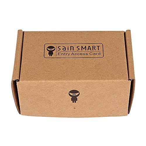 SainSmart Generic White Plastic Contactless 125kHz TK4100 EM4100 RFID Proximity ID Smart Entry Access Card (Pack of 100)