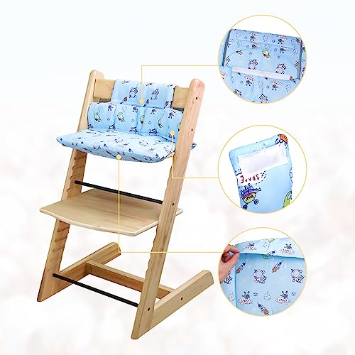 LLHQAMT for Tripp Trapp High Chair Cushion Soft And Comfortable Baby Seat Cover With Cute Graphics - Image 4