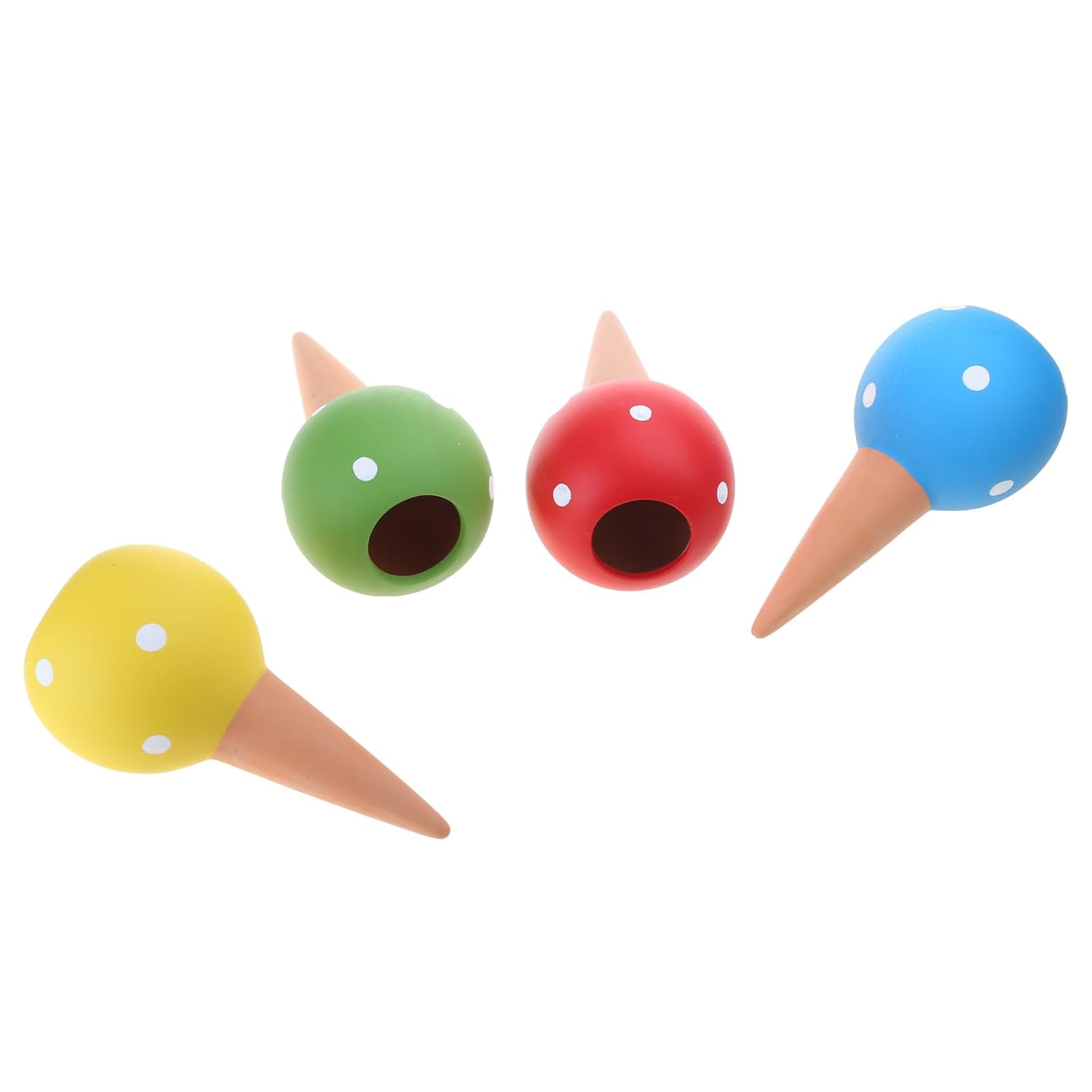 4pcs Watering Spikes Dot Watering Globes Automatic Plant Waterer Irrigation Drippers for Indoor Pots Automatic Waterer for Indoor