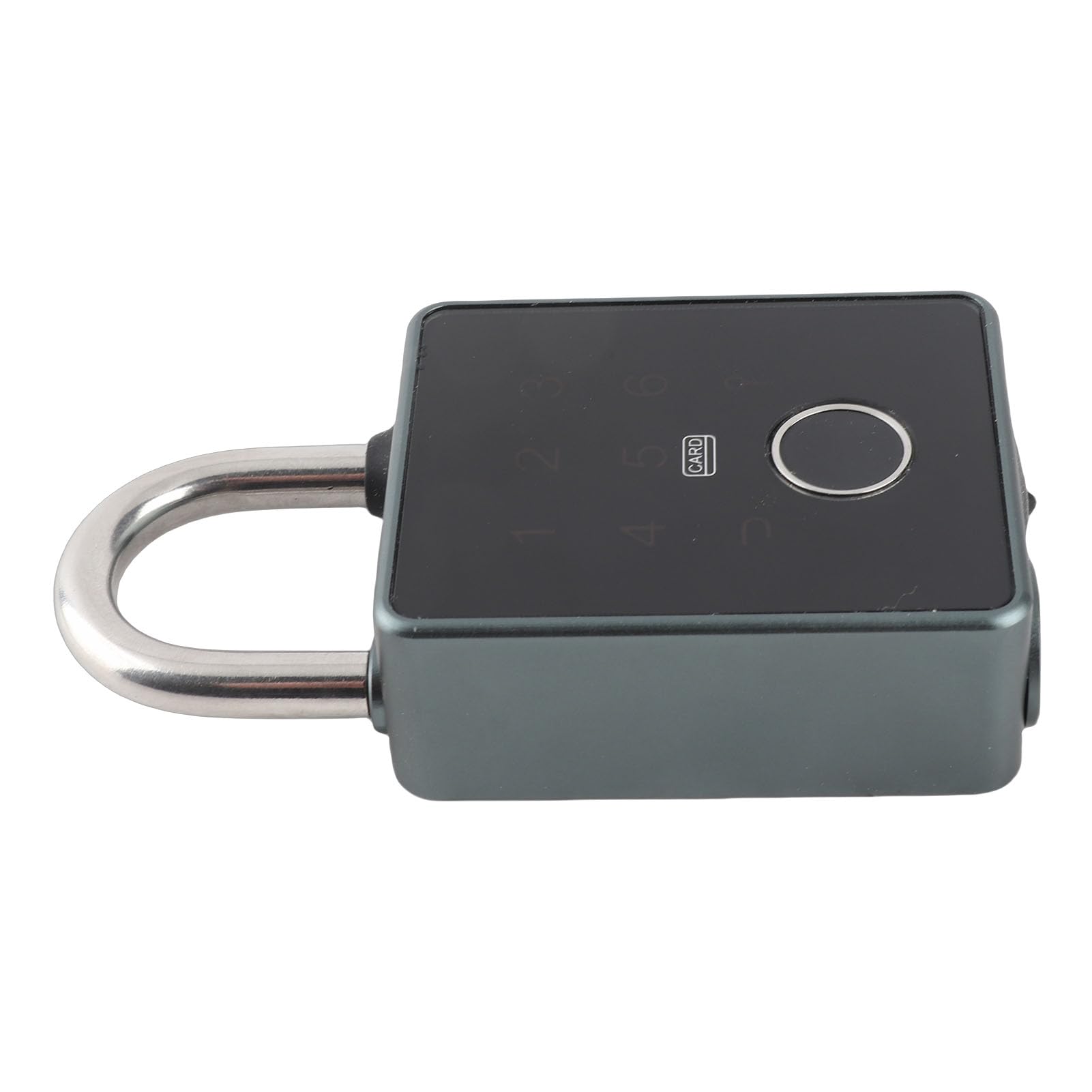 Candado Inteligente con Huella Dactilar con Control de Aplicación, Candado sin Llave Resistente a la Intemperie IP65 para Viajes en Taquillas de Gimnasio, Copia de Seguridad de Llaves,