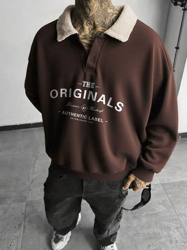 Image of Trillion Regular Fit Printed Sweatshirt for Men