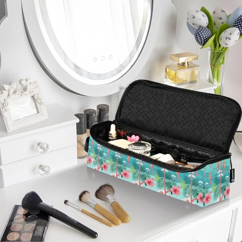 Bolsa de viaje para herramientas de cabello con tapete resistente al calor impermeable para planchas y rizadores, organizador para mujeres miniatura 7