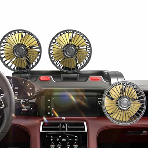 Ventilateur de voiture USB 12V 24V puissant pour camion SUV et véhicule automobile