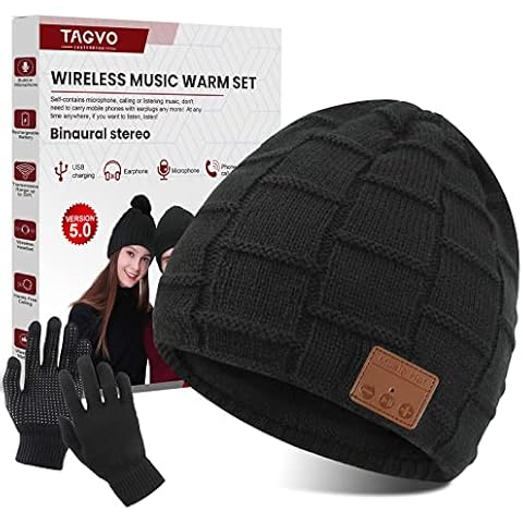 Gorro Bluetooth V5.0 con Guantes Cover