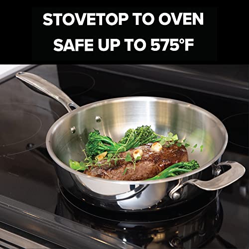 Nuwave Premium Tri-Ply Stainless Steel Cookware Set with Nesting Design - image 3