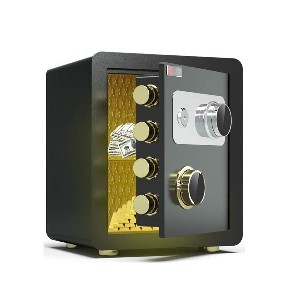 Casseforti Cassetta di sicurezza meccanica, cassaforte per la casa da 40 cm, cassaforte elettronica digitale in acciaio massiccio, cassaforte per gioielli, contanti, documenti, in casa, ufficio, hote