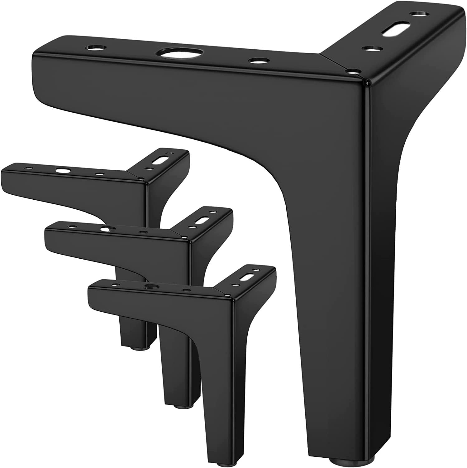 Verhoging Meubelverhogingen Meubelvoet - Voeg Een Hoogte Van 5 Cm Toe Vloerbescherming Set Van 4 Zwart