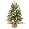 Blissun17minichristmasartificialtreewithlightssmallchristmastreeartificialchristmaspinetreeswithwoodenbaseminichristmaspinetreeforchristmastabledecorations  Urban Country Home Decor Blissun 17 mini christmas artificial tree with lights small christmas tree artificial christmas pine trees with wooden base mini christmas pine tree for christmas table decorations  urban country home decor