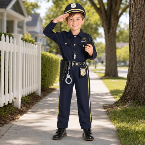 Disfraz de Policía para Niños con Accesorios miniatura 7