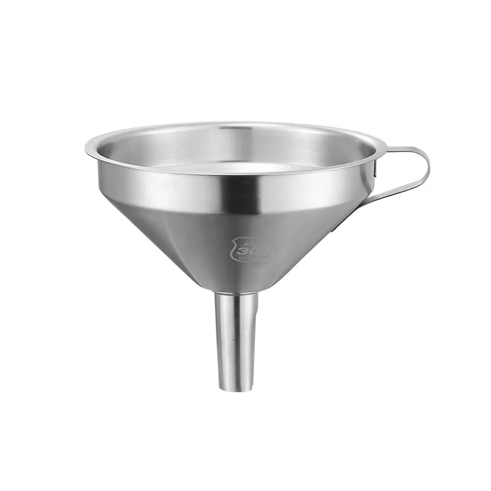Imbuto in acciaio inossidabile Imbuto da cucina in acciaio inossidabile 304 con filtro a bocca larga for inscatolamento di diverse dimensioni(13cm)