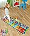 Fun Step-to-Play Junior Battery Operated Piano Mat with Flashing Lights and 20 Demo Songs for Kids Ages 2+