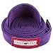 Peace Yoga - Durable 7ft Cotton Yoga Stretching Exercise Strap Band with Multiple Grip Loops - Purple