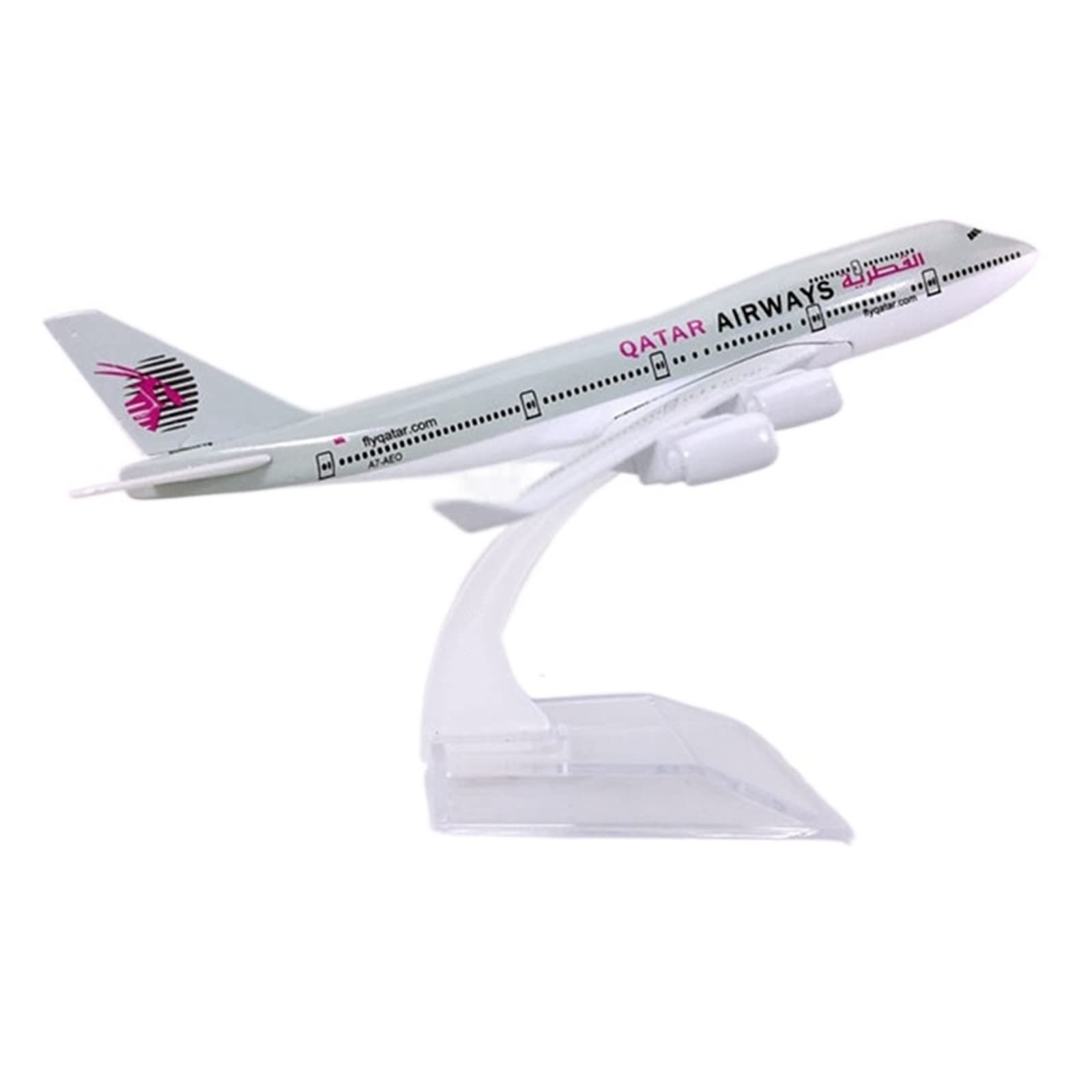 Fit for 747 B747-400 Model Air Qatar Airways Aircraft with Base Alloy Collection Display 1 400 Hobby Playgame Kit
