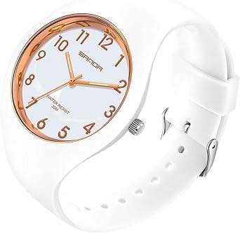 XCZAP Fashion Jelly Series Ladies Silicone Strap Electronic Quartz Waterproof Watch Luxury Simple learners Designer Watches Black White