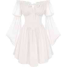 فستان نسائي من Scarlet Darkness Renaissance Fairy Dress 2026 Summer Boho Off The Shoulder Flowy Corset Mini Dresses